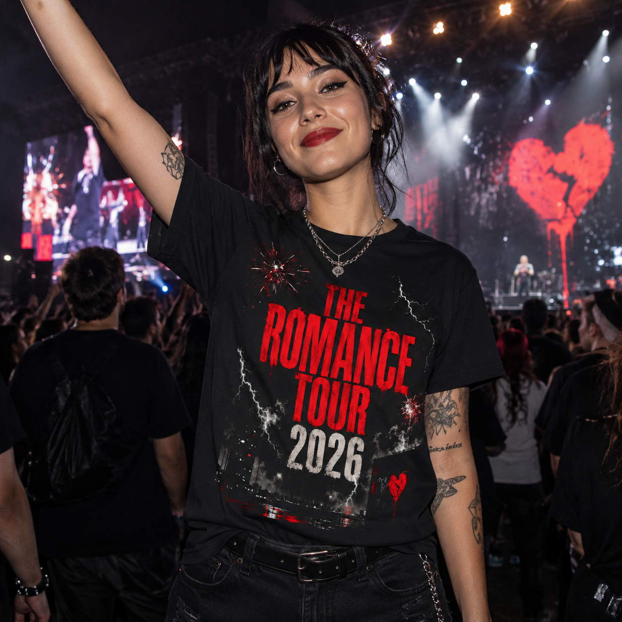 Fontaines DC The Romance Tour 2026 T Shirt