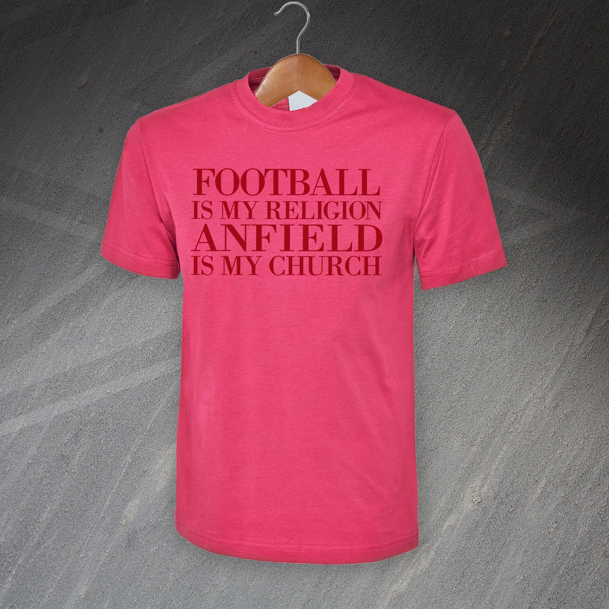 Football is My Religion Anfield is My Church T-Shirt