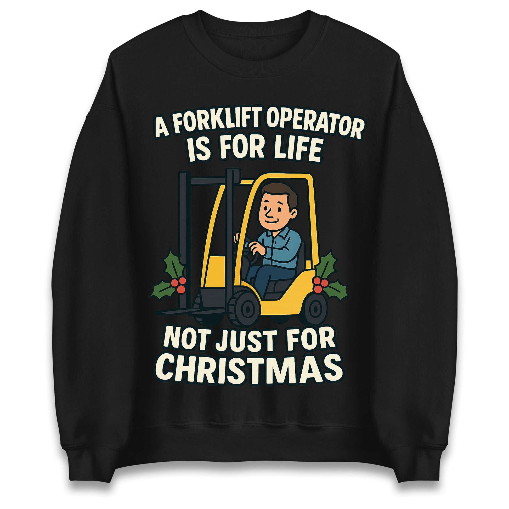 Forklift Operator Christmas Jumper