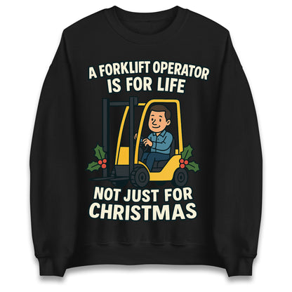 Forklift Operator Christmas Jumper
