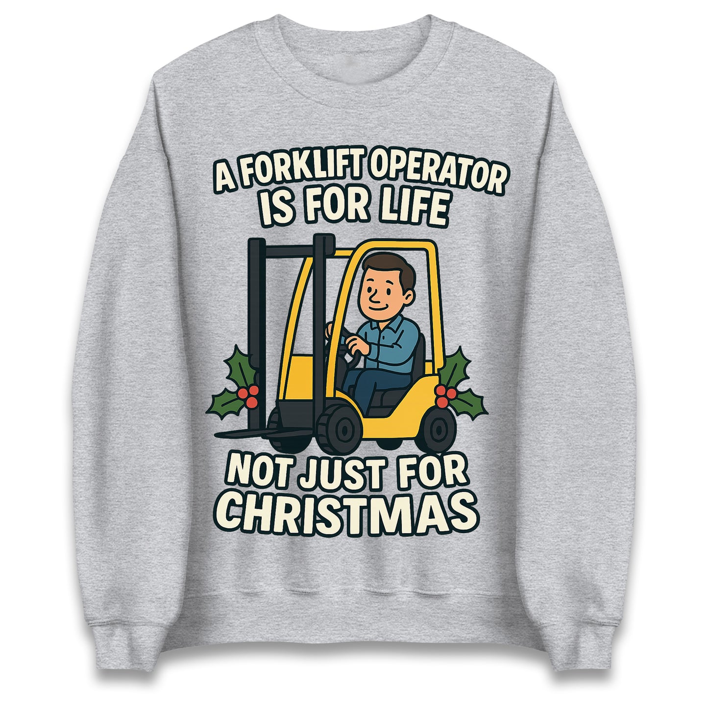 Forklift Operator Christmas Jumper
