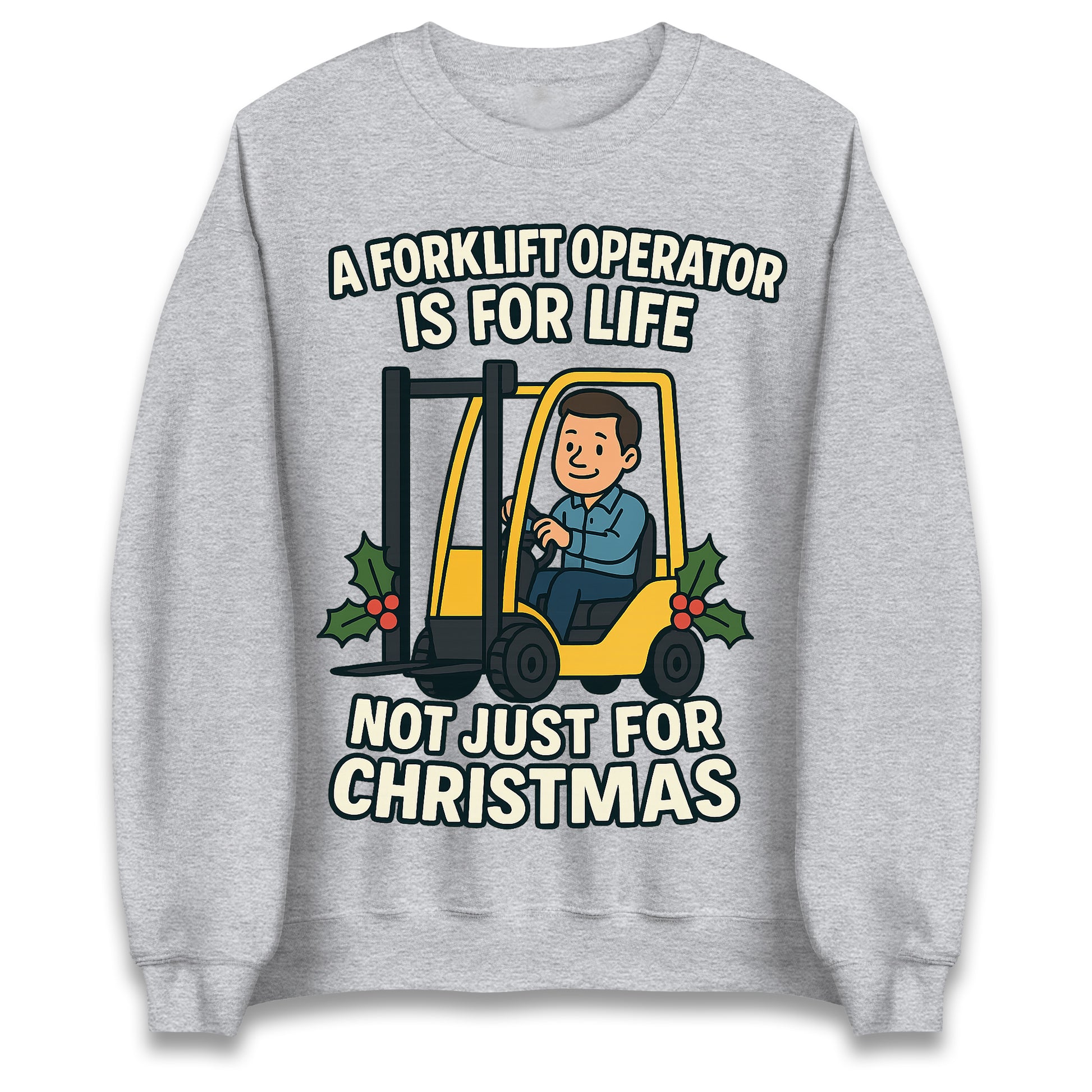 Forklift Operator Christmas Jumper