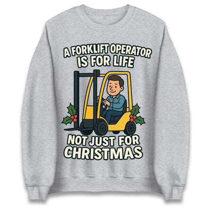 Forklift Operator Christmas Jumper