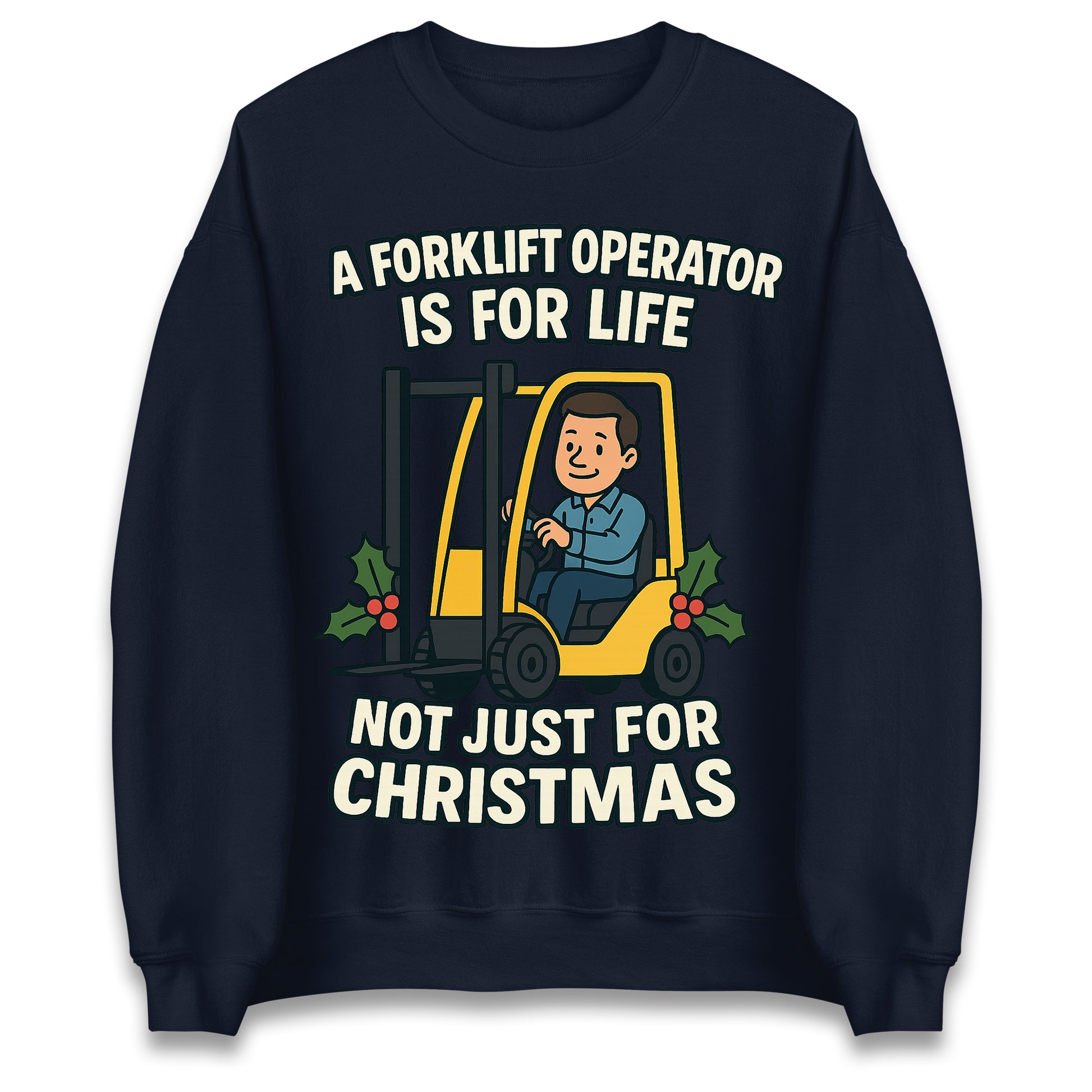 Forklift Operator Christmas Jumper