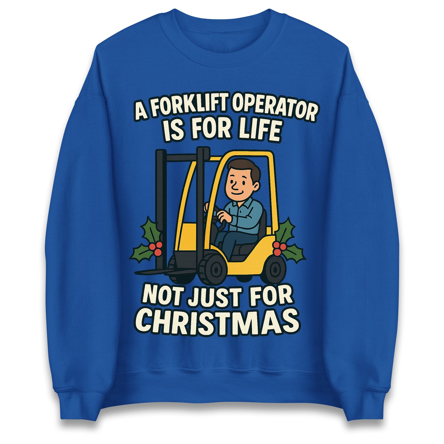 Forklift Operator Christmas Jumper