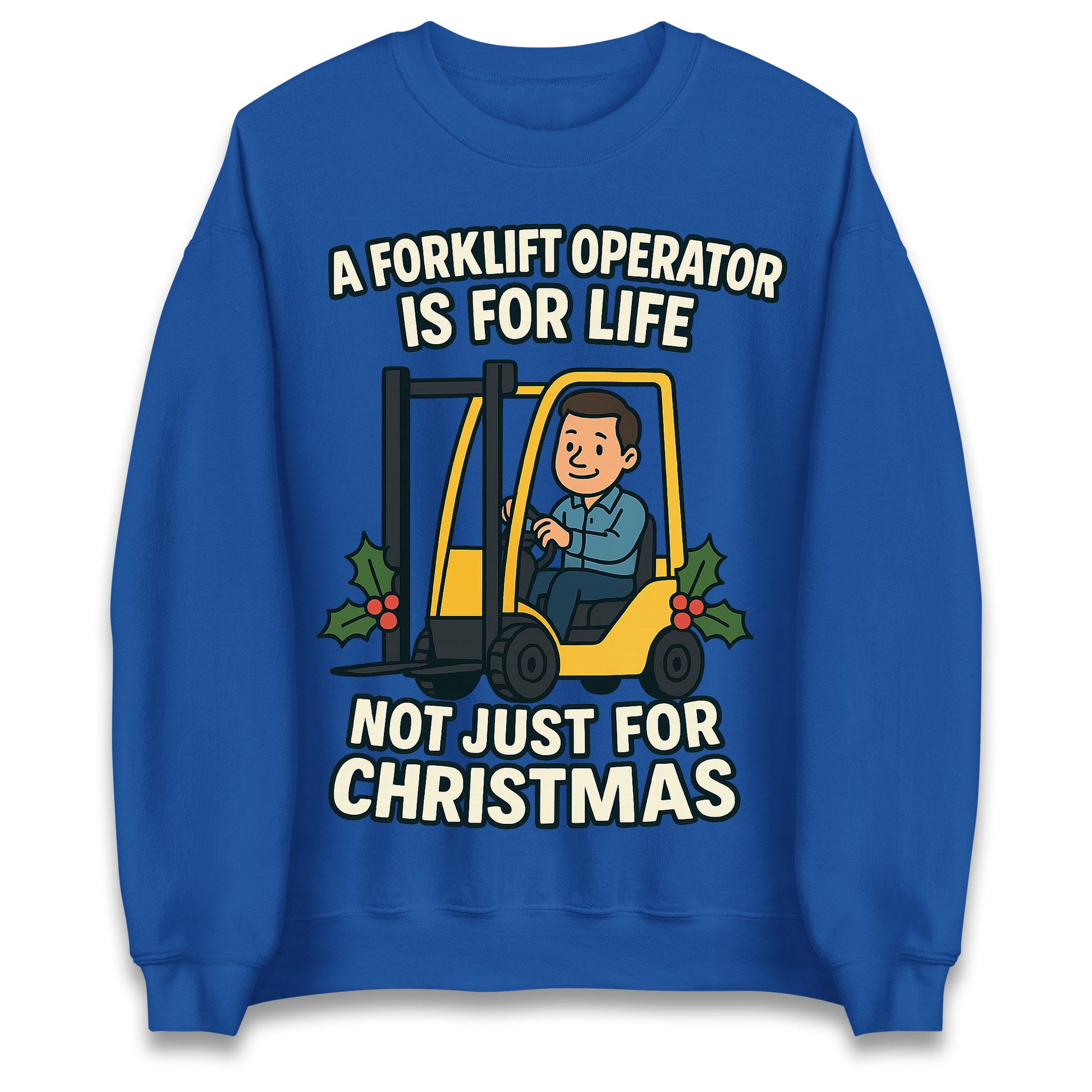 Forklift Operator Christmas Jumper