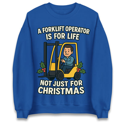 Forklift Operator Christmas Jumper