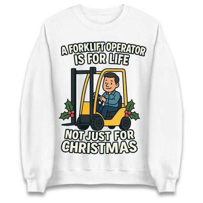 Forklift Operator Christmas Jumper