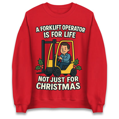 Forklift Operator Christmas Jumper