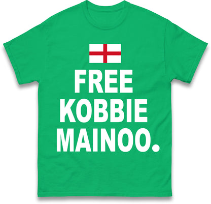 Free Kobbie Mainoo England Football Shirt