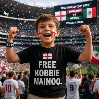Free Kobbie Mainoo England Football Shirt
