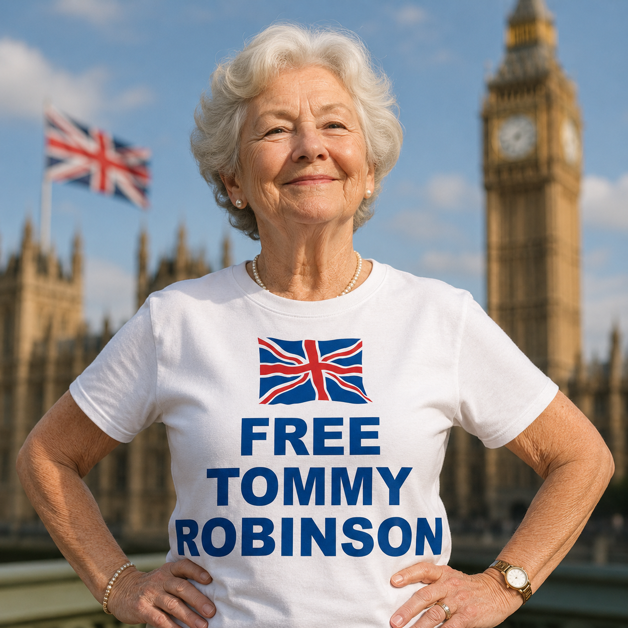 Free Tommy Robinson T Shirt