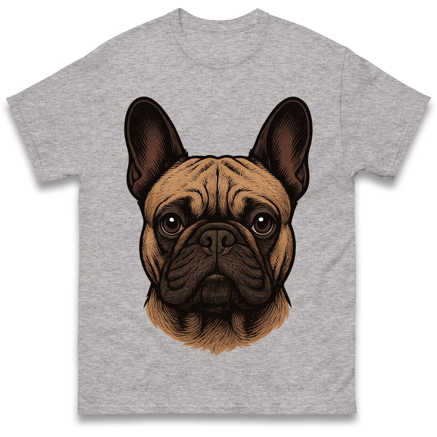 French Bulldog Face T Shirt