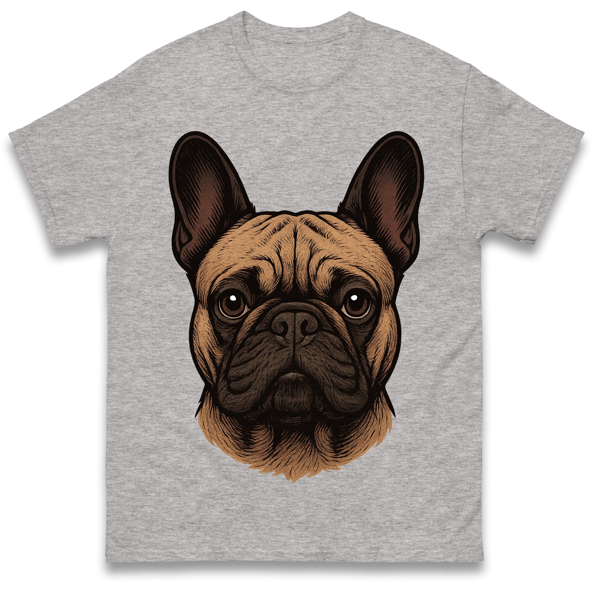 French Bulldog Face T Shirt