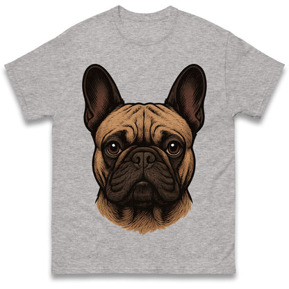 French Bulldog Face T Shirt