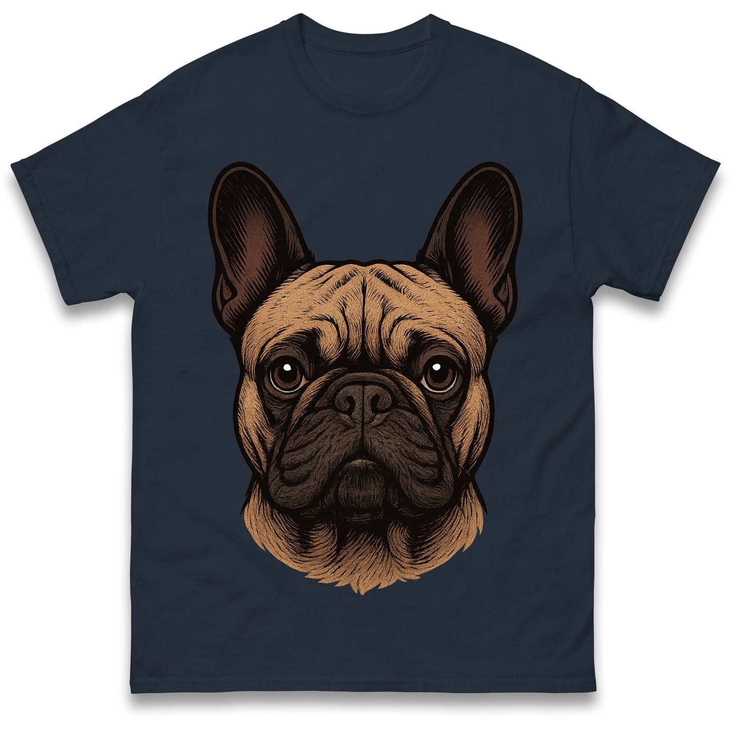 French Bulldog Face T Shirt