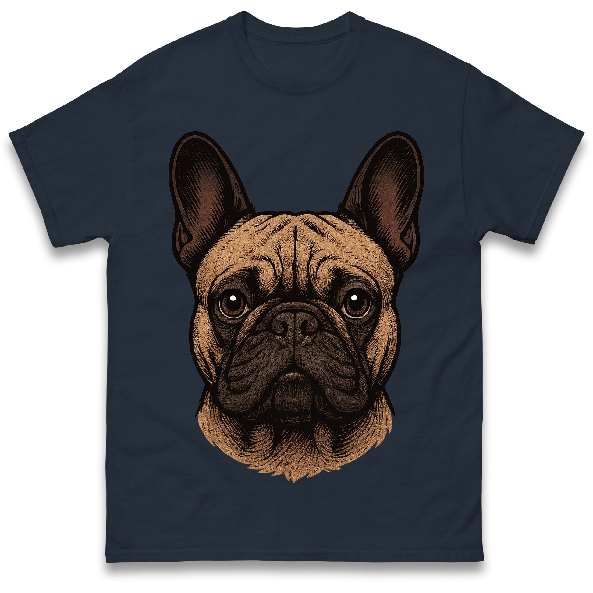 French Bulldog Face T Shirt