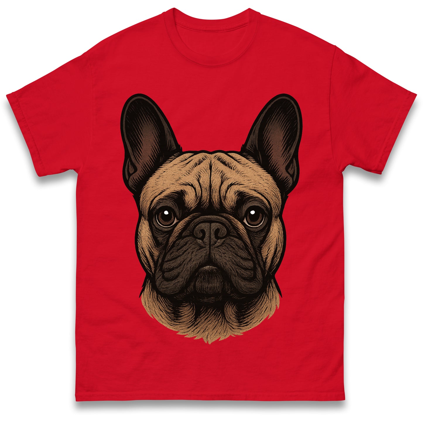 French Bulldog Face T Shirt