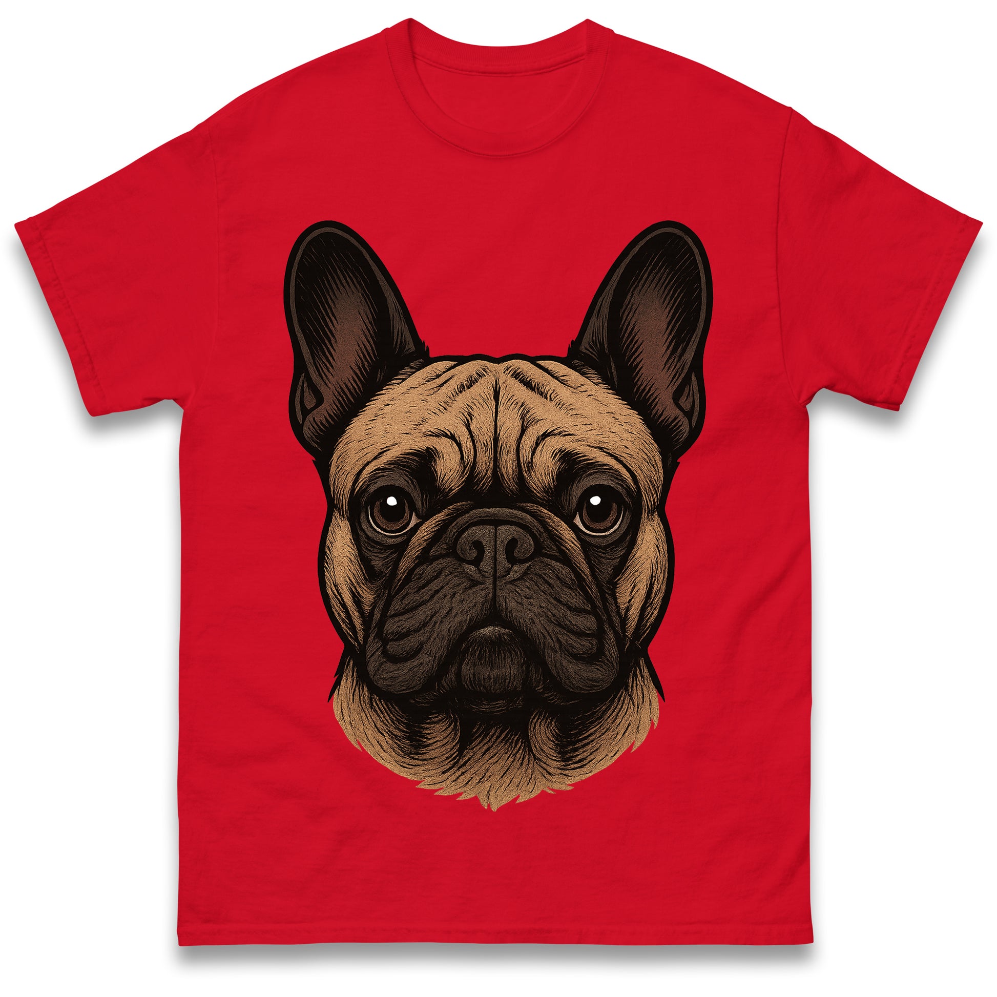 French Bulldog Face T Shirt