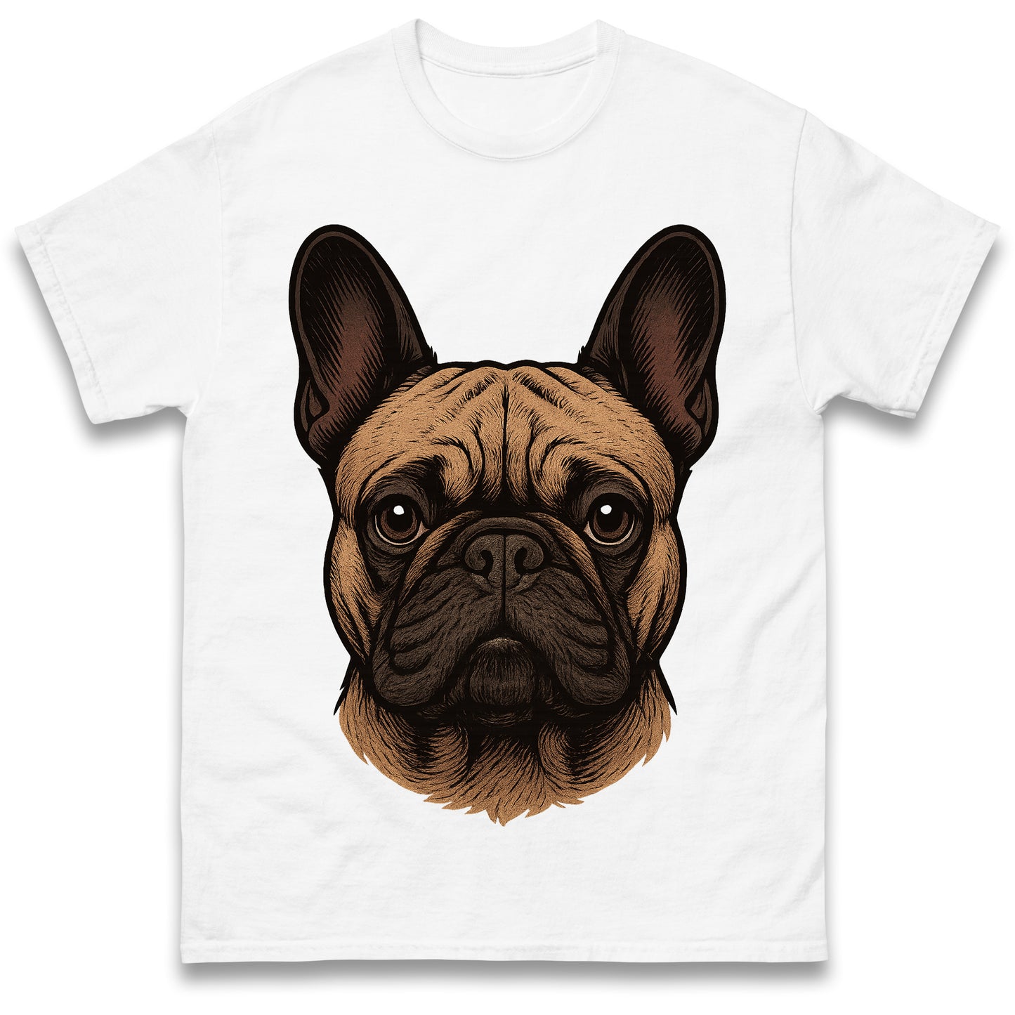 French Bulldog Face T Shirt