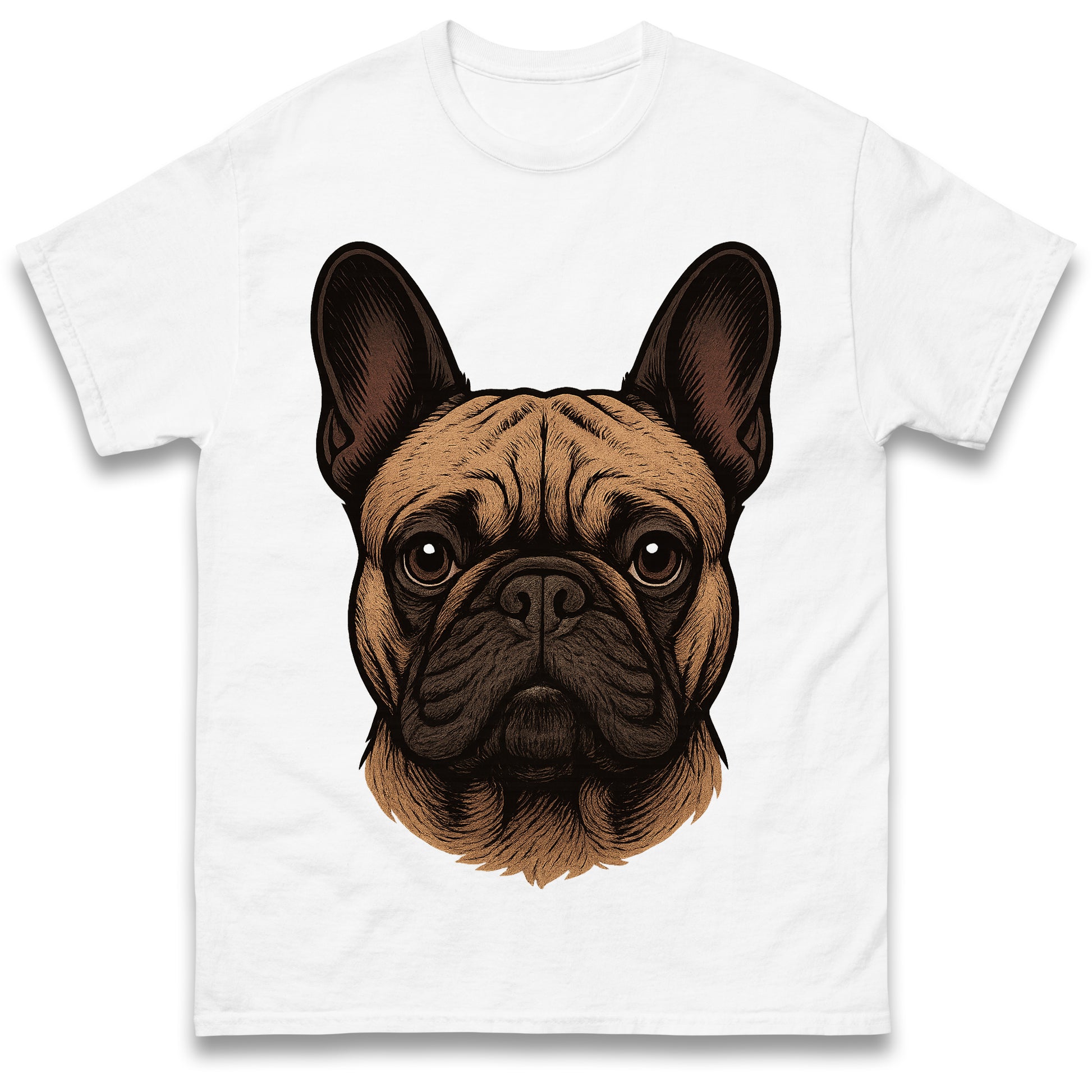 French Bulldog Face T Shirt