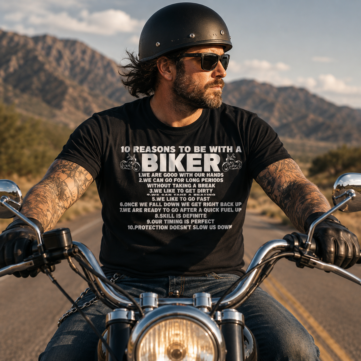 Funny Biker T Shirts for Men