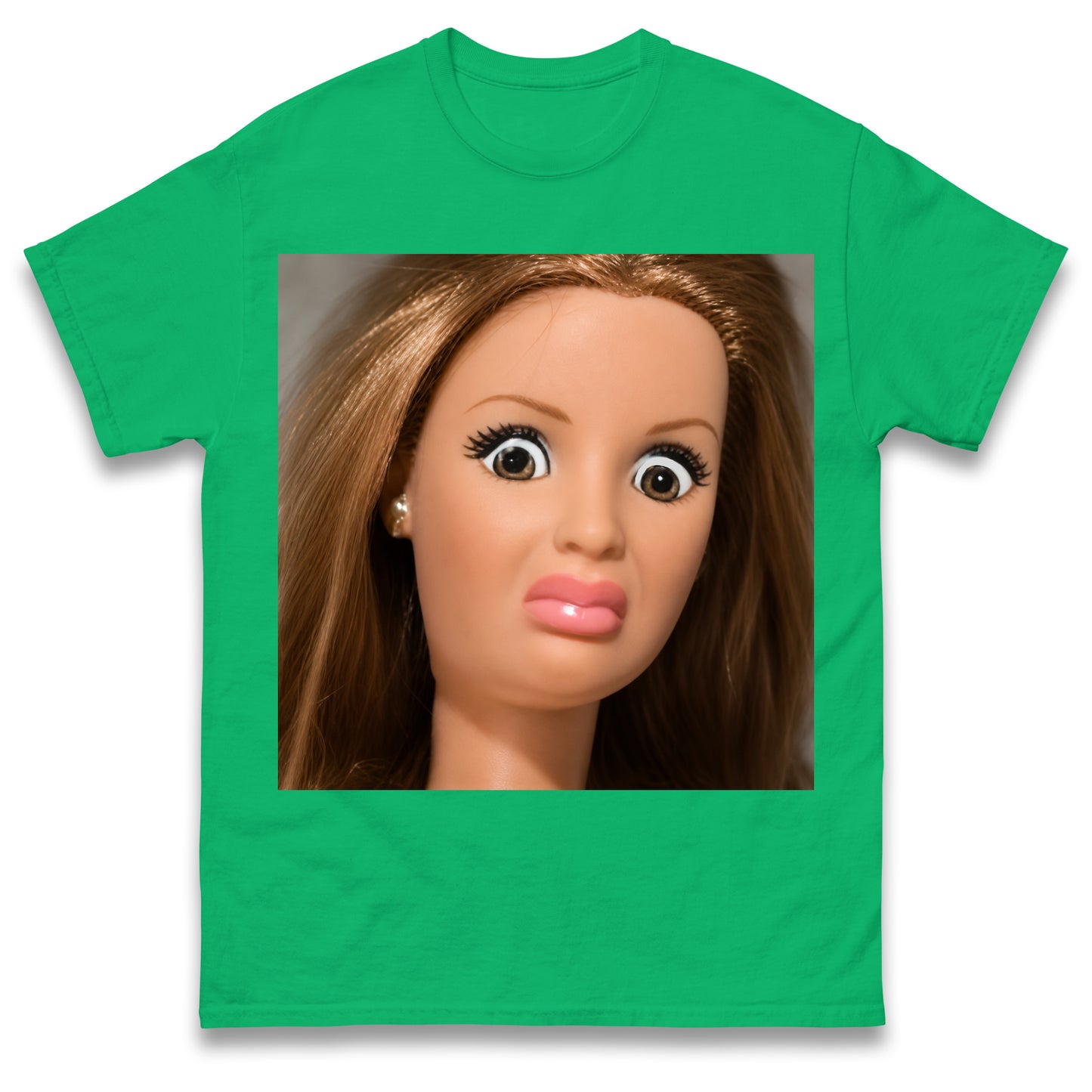 Funny Distressed Doll Face Meme T Shirt