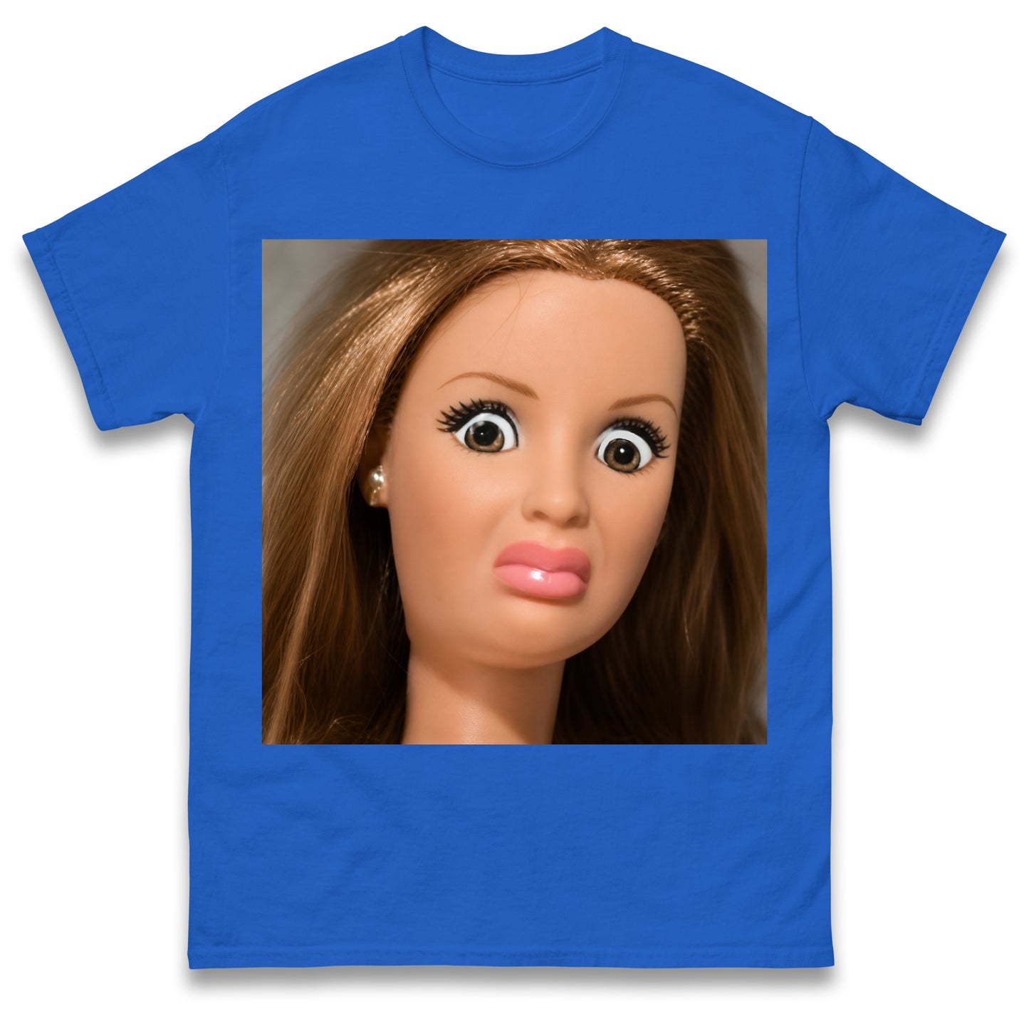 Funny Distressed Doll Face Meme T Shirt