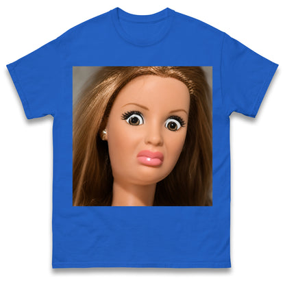 Funny Distressed Doll Face Meme T Shirt