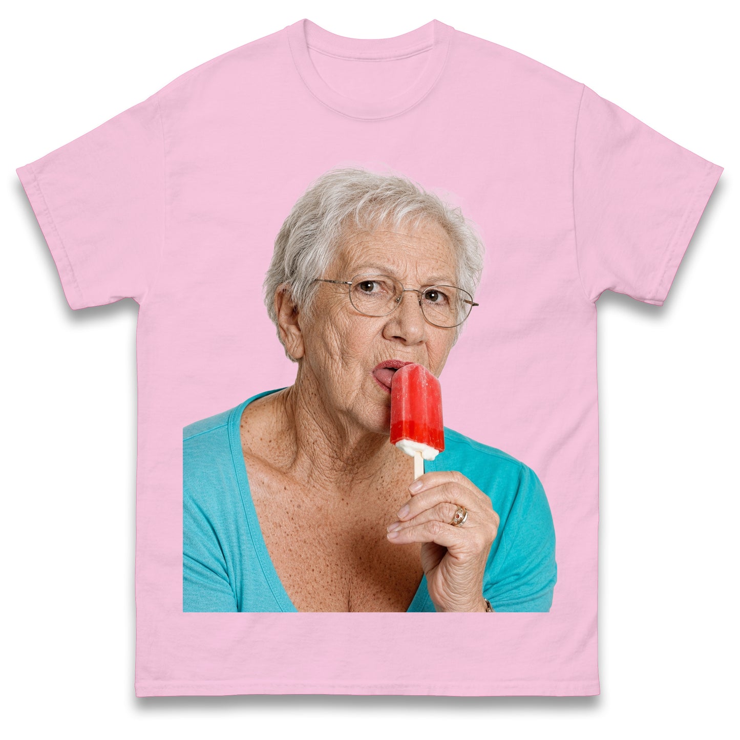 Grandma Licking Lollipop Seductively T Shirt