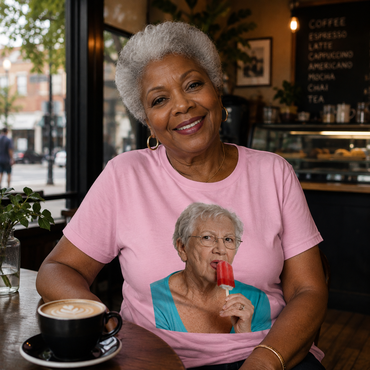 Grandma Licking Lollipop Seductively T Shirt