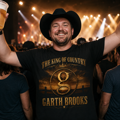 The King of Country Garth Brooks T Shirt