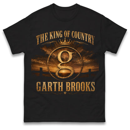 The King of Country Garth Brooks T Shirt