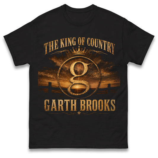 The King of Country Garth Brooks T Shirt