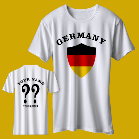 Personalised Germany Football Shirt with any Name & Number