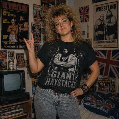 Giant Haystacks Pro Wrestling T Shirt