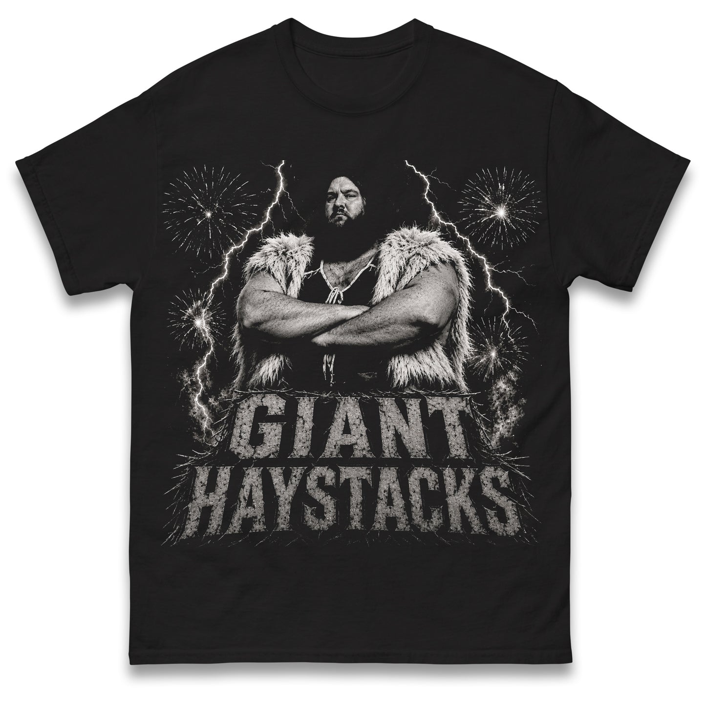 Giant Haystacks Pro Wrestling T Shirt