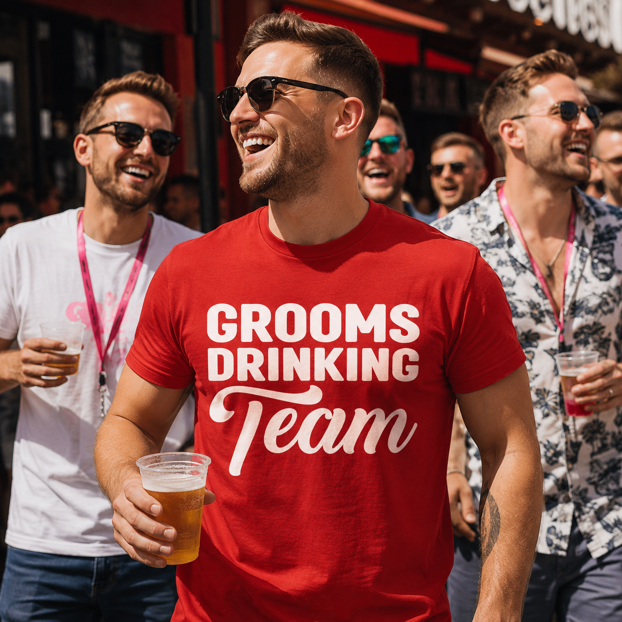 Grooms Drinking Team T Shirt