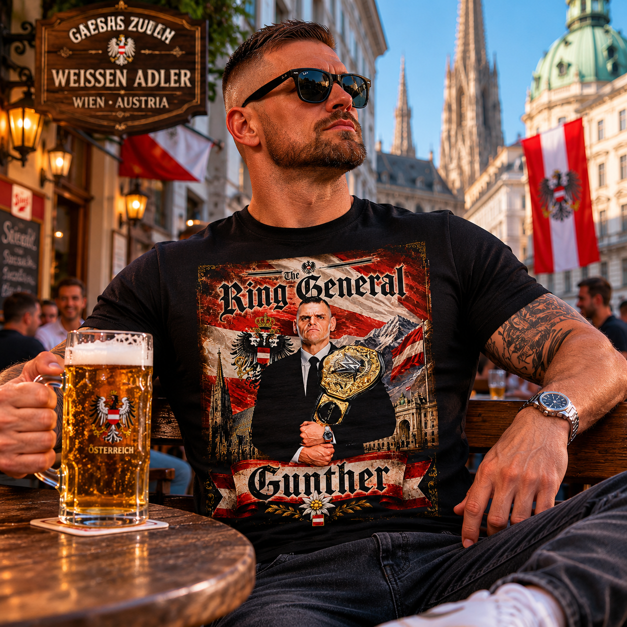Gunther Wrestling T Shirt