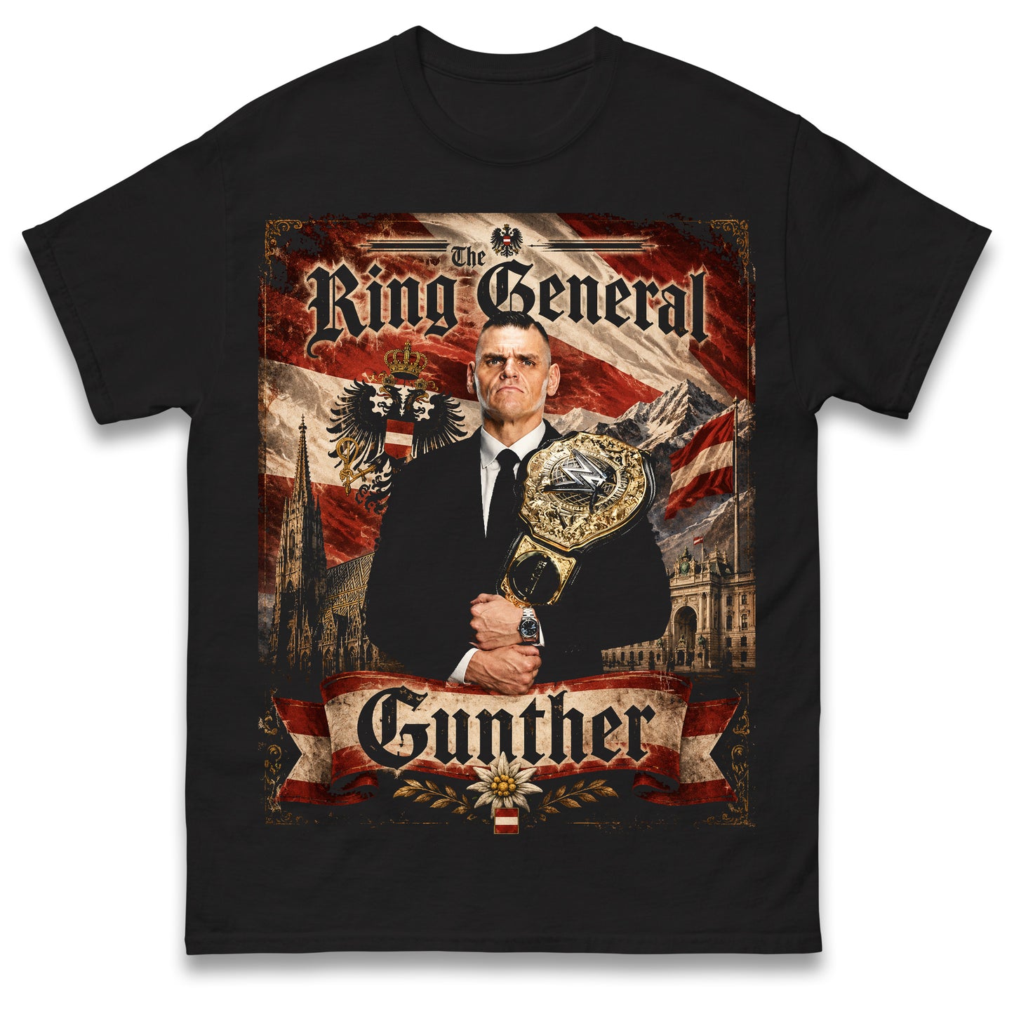 Gunther Wrestling T Shirt