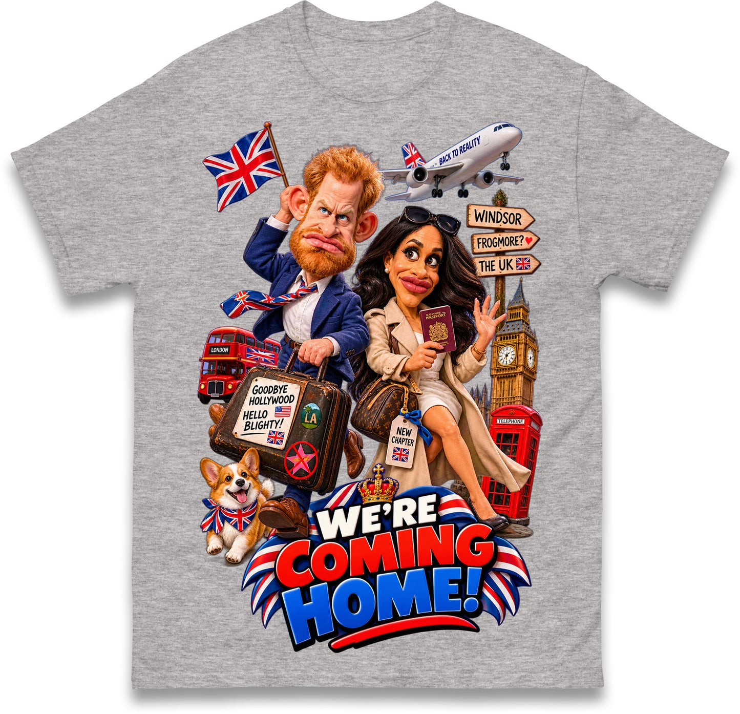 Harry and Meghan Moving Back To UK T Shirt