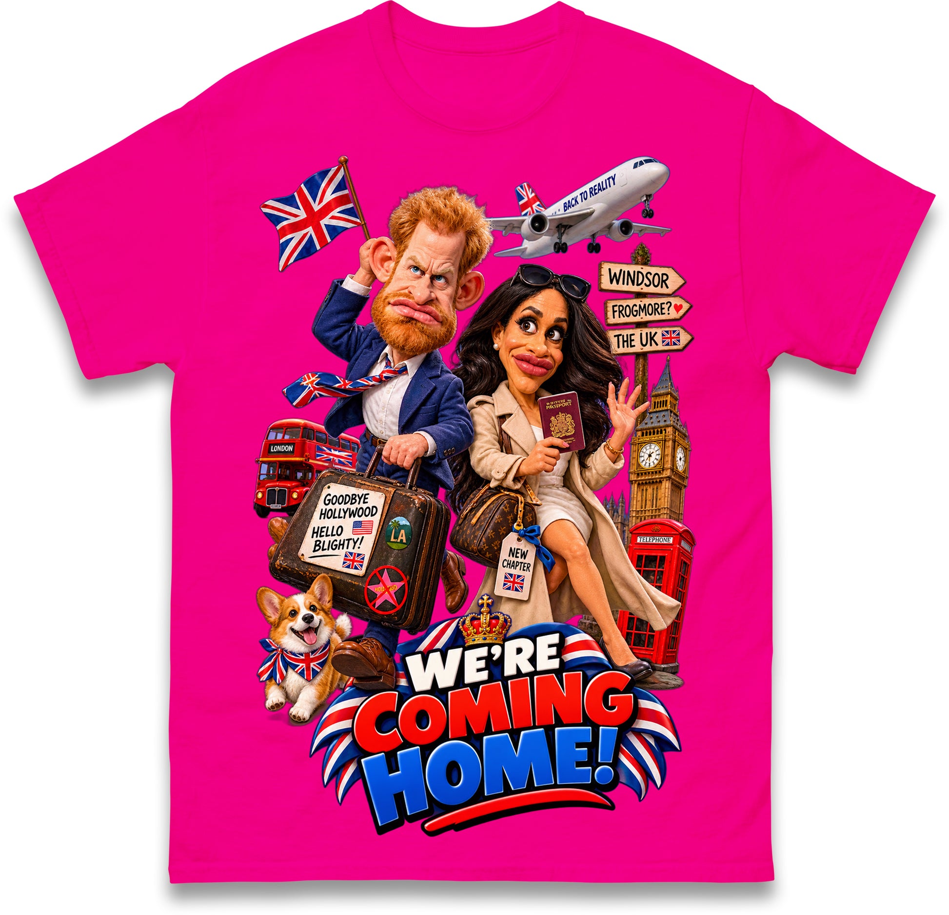 Harry and Meghan Moving Back To UK T Shirt