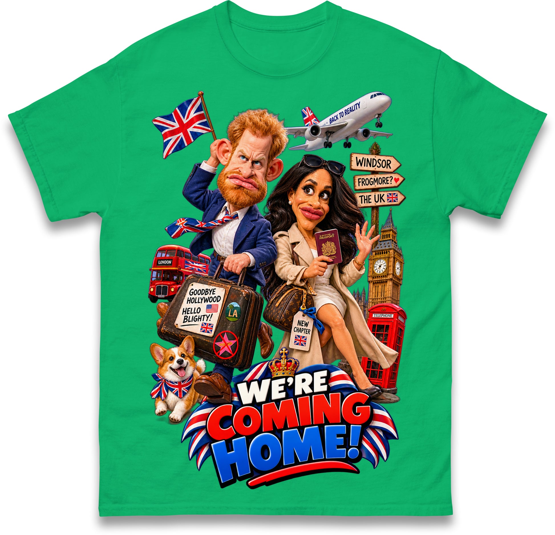 Harry and Meghan Moving Back To UK T Shirt
