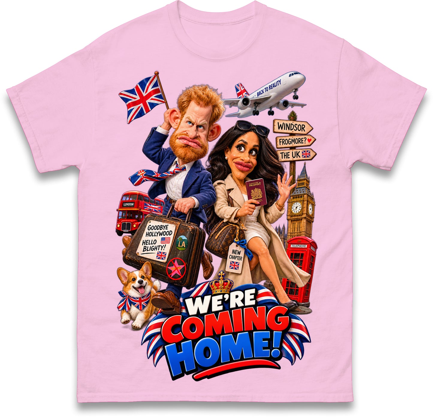 Harry and Meghan Moving Back To UK T Shirt
