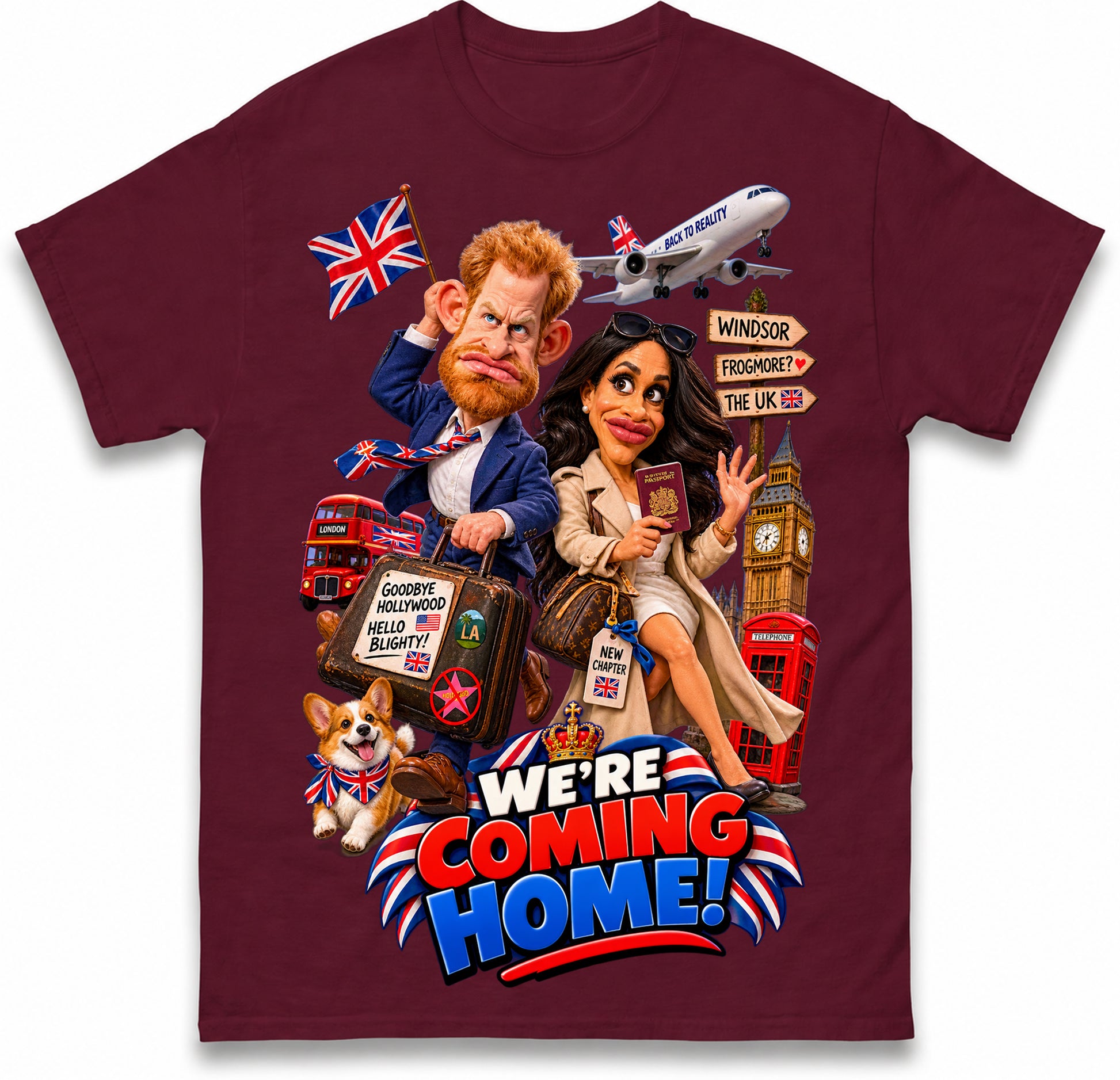 Harry and Meghan Moving Back To UK T Shirt