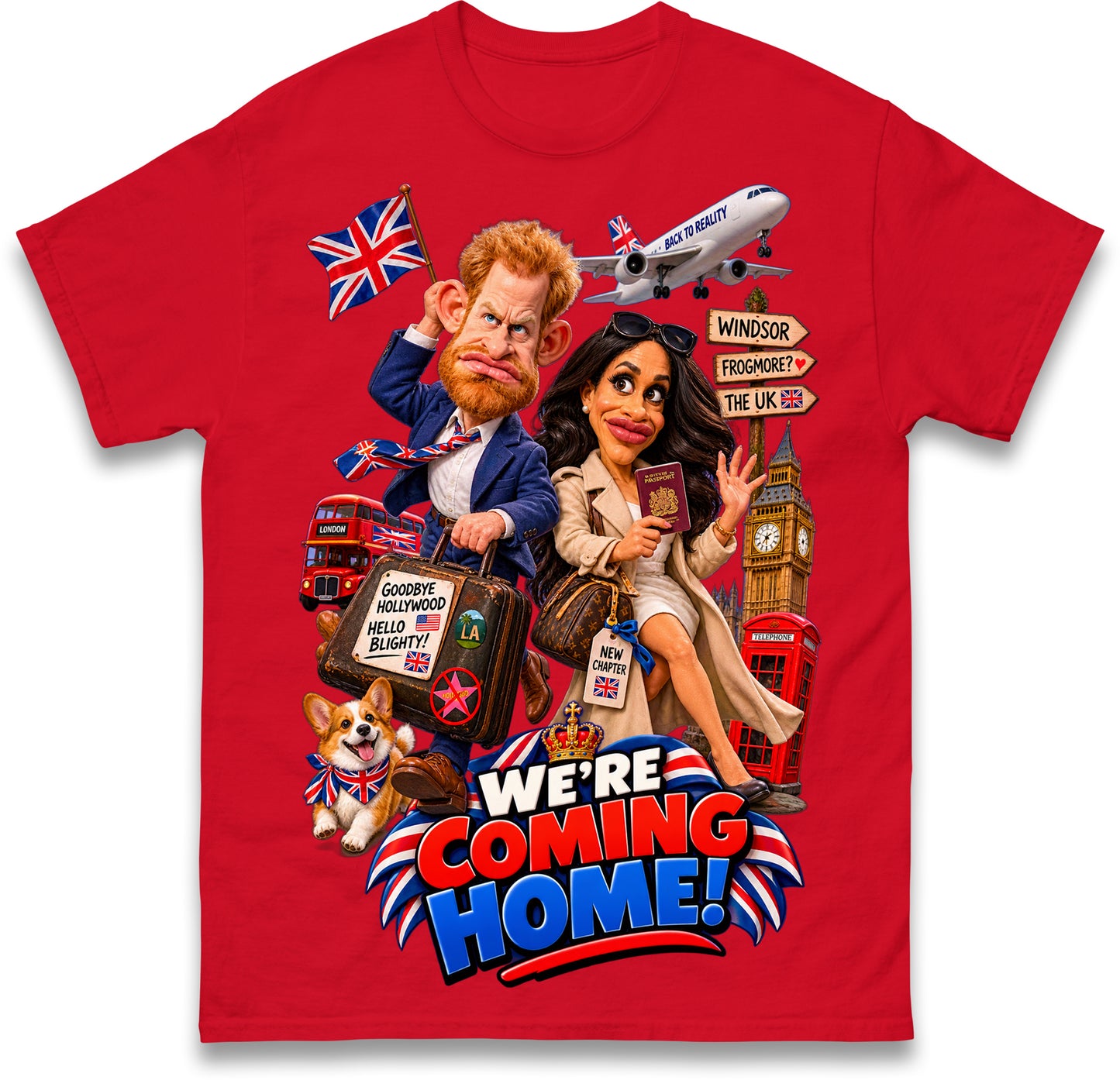 Harry and Meghan Moving Back To UK T Shirt