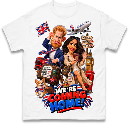 Harry and Meghan Moving Back To UK T Shirt
