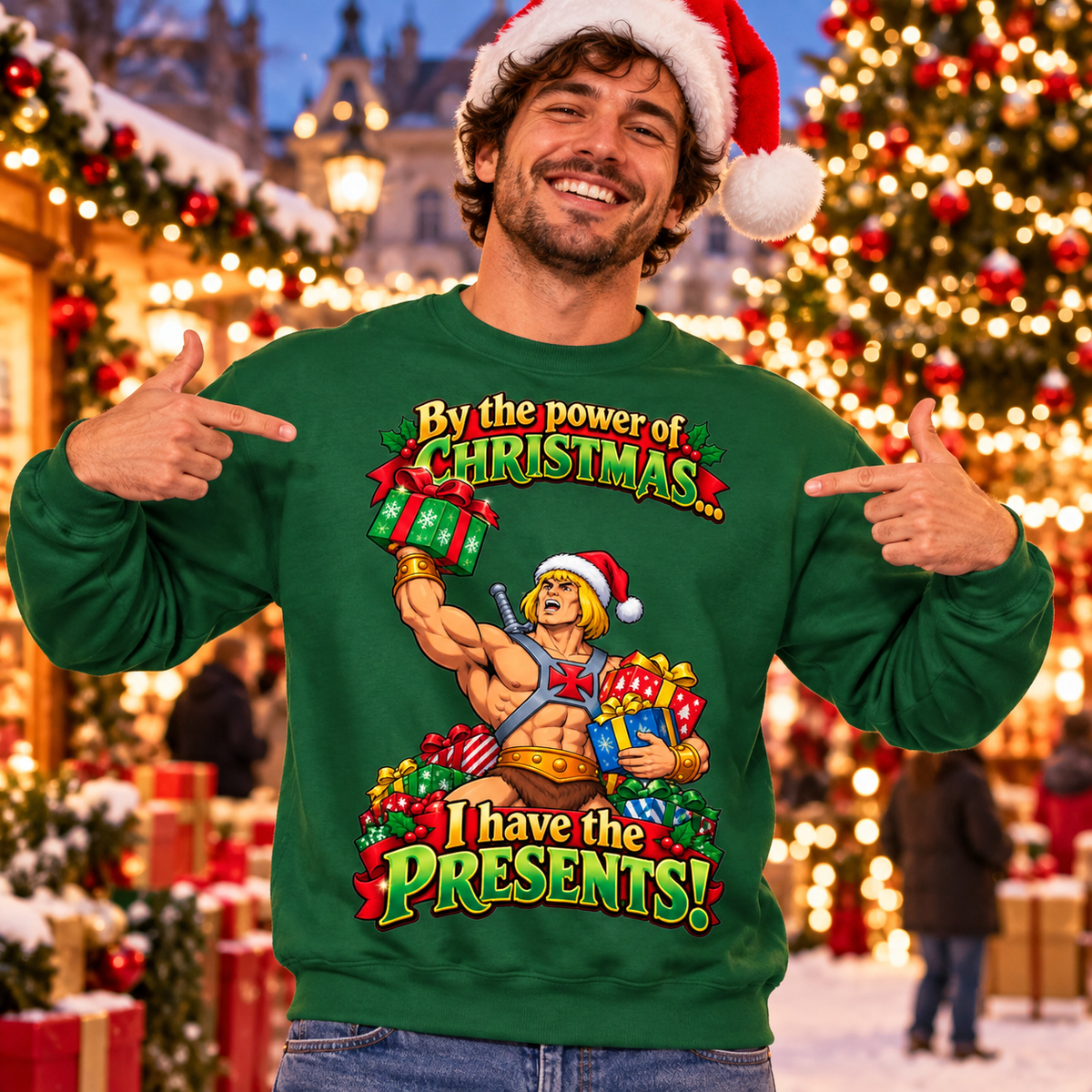 He Man Christmas Jumper