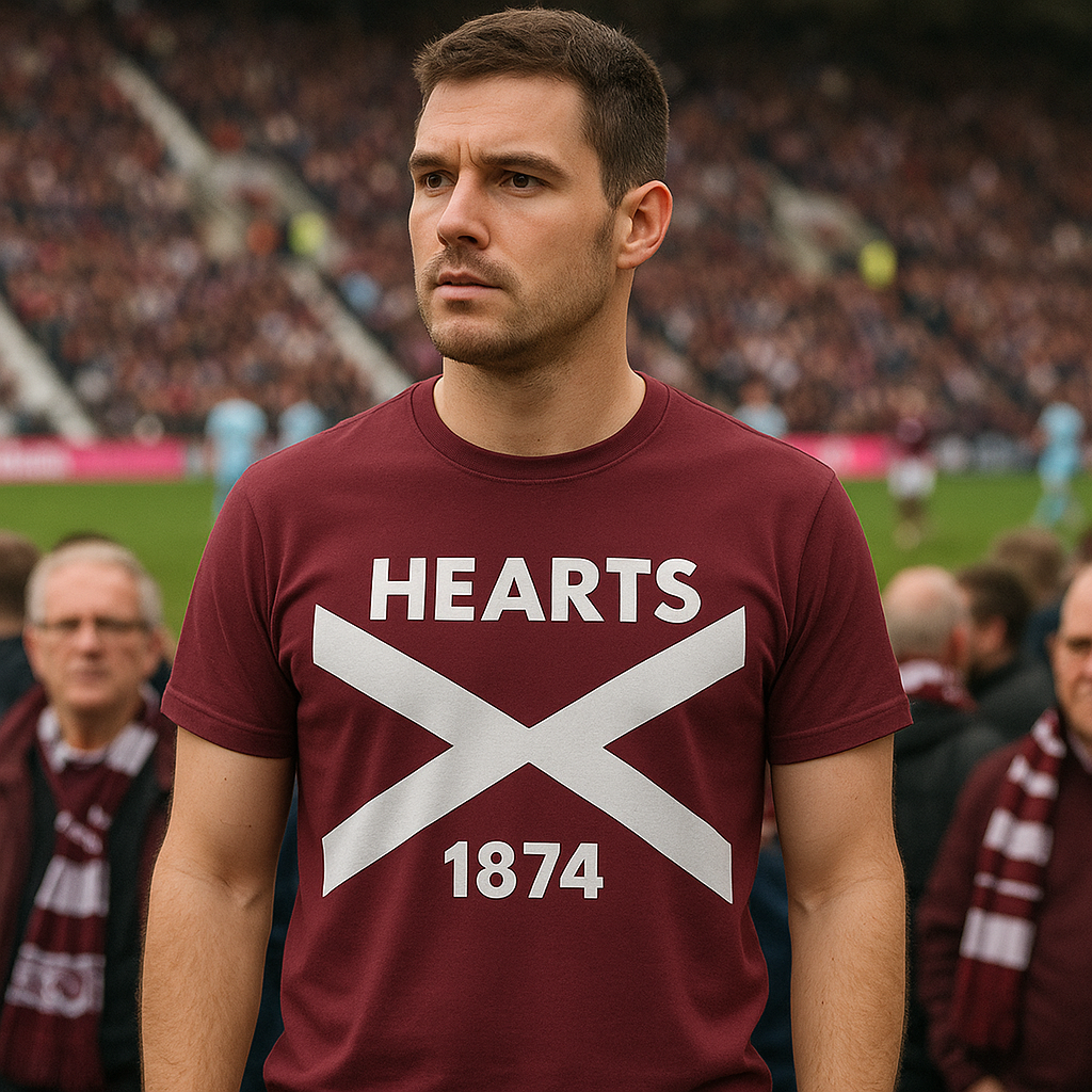 Hearts Football T Shirt