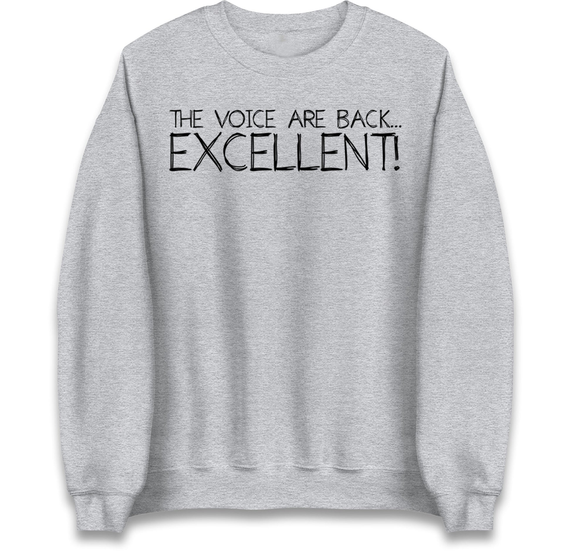 The Voice Are Back Excellent Jumper